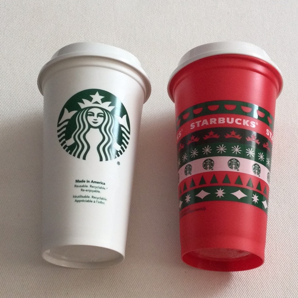 Starbucks Reusable Cup Set - Original & Holiday